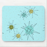Tapis De Souris L'oeuf Starbursts atomique iconique bleu Mousepad<br><div class="desc">Le motif atomique iconique bleu de Starbursts Mousepad des oeufs de ce Robin comporte les starbursts atomiques iconiques. C'est exact ! La vieille école, arrière - plan coloré par bleu des oeufs du merle avec des taches d'or est le contexte parfait pour la turquoise vibrante, le céleri calmant, et les...</div>