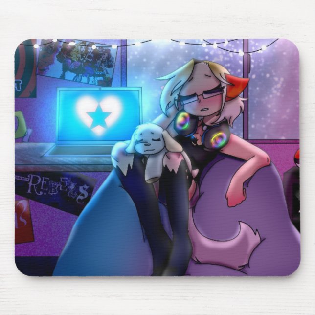 Tapis De Souris Lofi Gloryheart Mousepad (Devant)