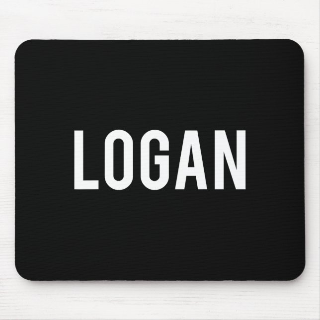 Tapis De Souris Logan - Cool New Funny Name Fan Gift Tee  (Devant)