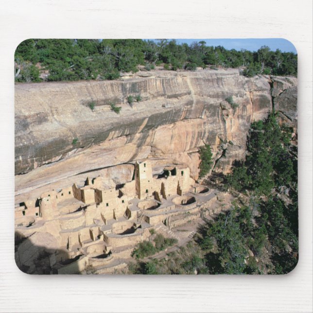 Tapis De Souris Logements de falaise indiens de pueblo (Devant)