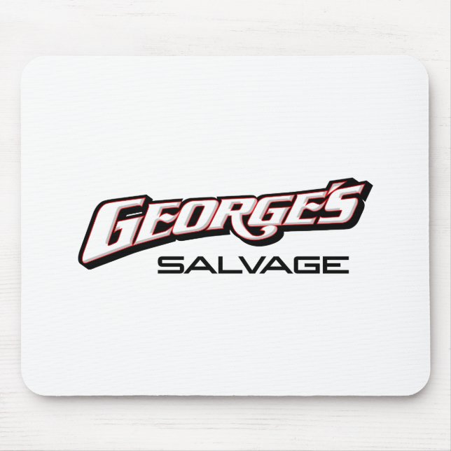 Tapis De Souris Logo 8-2-11 de la récupération de George (Devant)