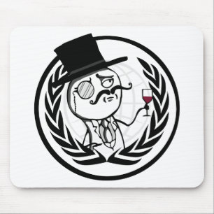 Tapis De Souris Logo anonyme de LulzSec