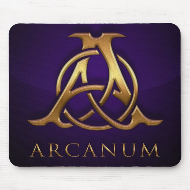 Tapis De Souris Logo/bleu d'Arcanum de Mousepad (Devant)