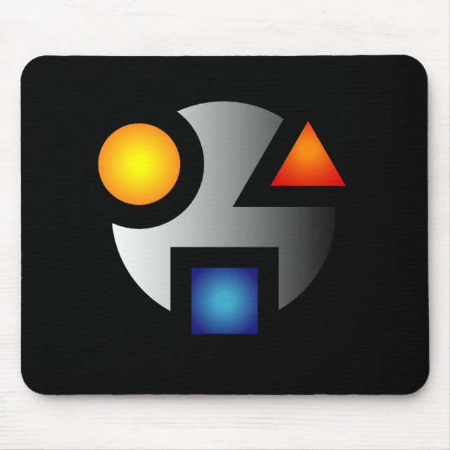 Tapis De Souris Logo cryptique MI mousepad (Devant)