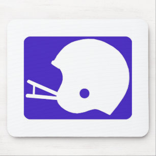Tapis De Souris logo de casque de football