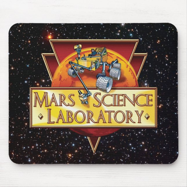 Tapis De Souris Logo de la mission Mars Science Laboratory (Devant)