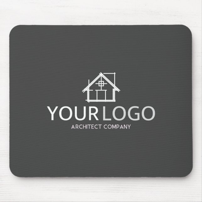 Tapis De Souris Logo de la société d'architecture de démarrage d'e (Devant)