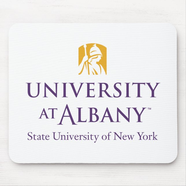 Tapis De Souris Logo de l'Université d'Albany (Devant)
