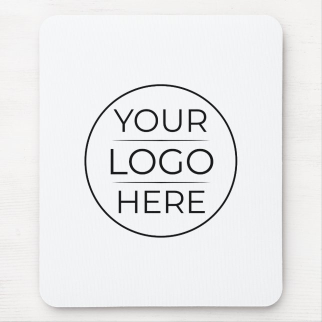 Tapis De Souris Logo de marque d'entreprise moderne (Devant)