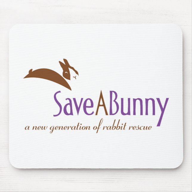 Tapis De Souris Logo de SaveABunny (Devant)