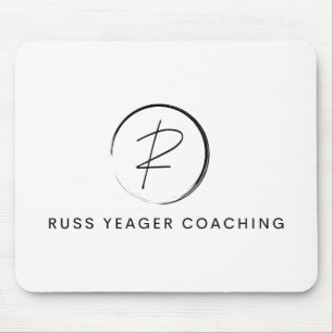 Tapis De Souris Logo de signature de coaching de Russ Yeager