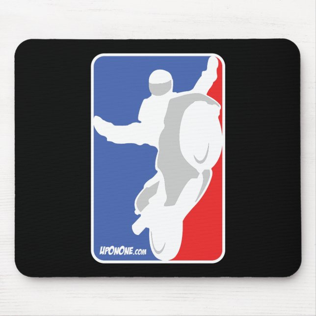 Tapis De Souris logo de style de NBA d'UpOnOne.com (Devant)