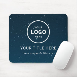 Tapis De Souris Logo d'entreprise minimaliste moderne