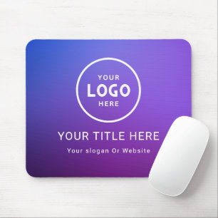 Tapis De Souris Logo d'entreprise minimaliste moderne