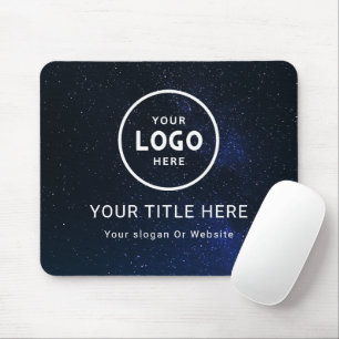 Tapis De Souris Logo d'entreprise minimaliste moderne