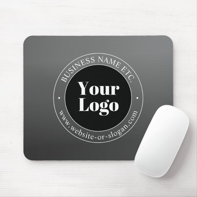 Tapis De Souris Logo d'entreprise ou design & texte modifiable (Avec souris)