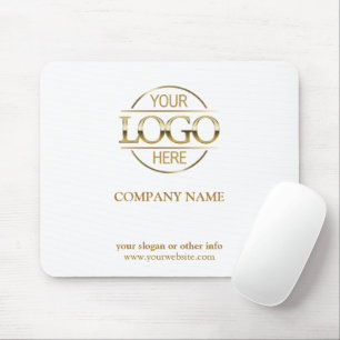 Tapis De Souris Logo d'entreprise promotionnel blanc personnalisé