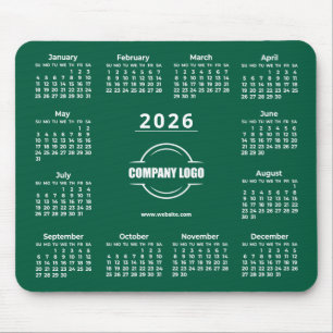 Tapis De Souris Logo d'entreprise promotionnel Green 2026