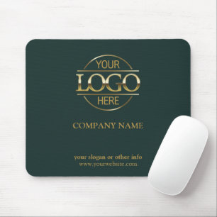 Tapis De Souris Logo d'entreprise promotionnel vert personnalisé