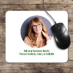Tapis De Souris Logo d'entreprise Simple Minimaliste Vert et Blanc<br><div class="desc">Ce design comprend un tapis de souris d'entreprise, vous pouvez ajouter votre logo pour une grande promotion, et des produits de marketing pour les entreprises ou les professionnels, parfait pour des événements d'entreprise, un style simple minimaliste, vert et blanc, avec un minimum de notoriété de marque, parfait pour les accessoires...</div>