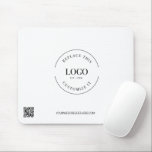 Tapis De Souris Logo d'entreprise site Web simple Noir blanc Perso<br><div class="desc">Voici notre site Web de logo d'entreprise personnalisé Simple Black White Mousepad - un accessoire élégant et personnalisé qui allie harmonieusement fonctionnalité et marque professionnelle. Élevez votre espace de travail avec cette mousepad minimaliste, avec votre logo d'entreprise personnalisé dans un design noir et blanc classique. Customisez cette mousepad avec votre...</div>