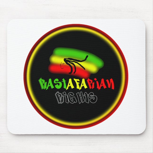 Tapis De Souris Logo des droits des Rastarfariens (Devant)
