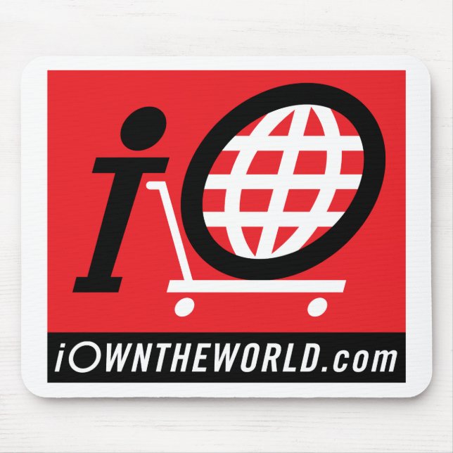 Tapis De Souris logo d'iOwnTheWorld.com (Devant)