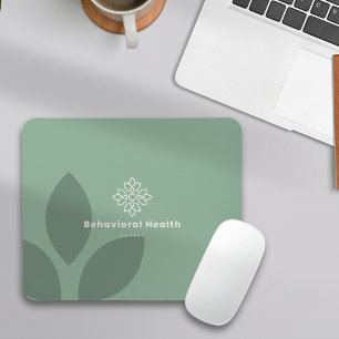Tapis De Souris Logo du conseiller en santé comportementale Vert B