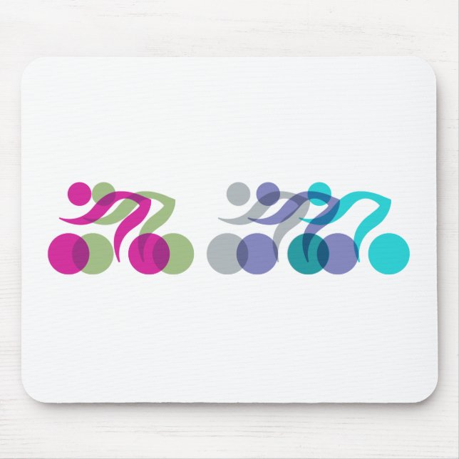 Tapis De Souris Logo du cool Bikers (Devant)