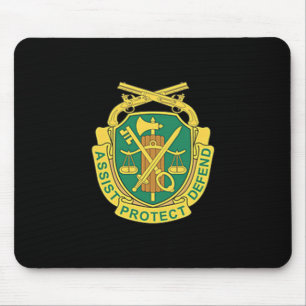 Tapis De Souris Logo du Corps de police militaire vintage des État