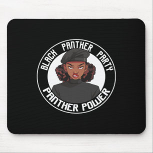 Tapis De Souris Logo du parti Panther pour le Mois de l'histoire d