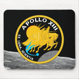 Tapis De Souris Logo du patch de mission Apollo 13 NASA