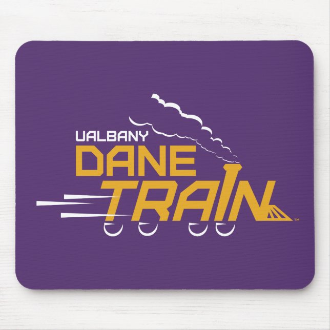 Tapis De Souris Logo du train UAlbany Dane (Devant)