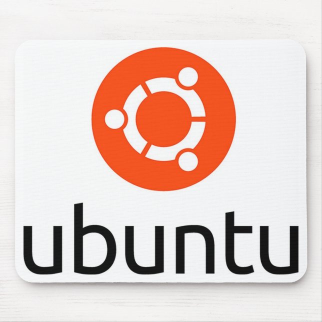 Tapis De Souris Logo d'Ubuntu Linux (Devant)