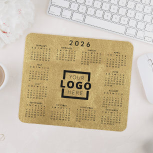 Tapis De Souris Logo Entreprise 2026 personnalisé Calendrier