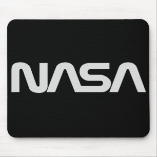 Tapis De Souris Logo gris de ver de la NASA