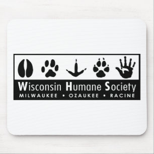 Tapis De Souris Logo humanitaire de société du Wisconsin