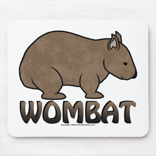 Tapis De Souris Logo II de wombat (Devant)