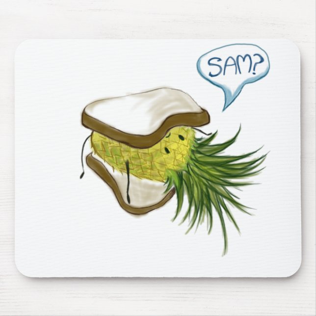 Tapis De Souris Logo Mousepad d'ananas (Devant)