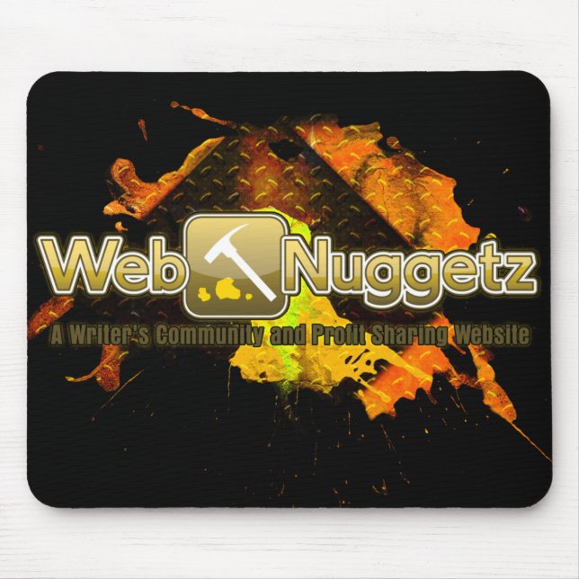 Tapis De Souris logo Mousepad de Webnuggetz.com (Devant)