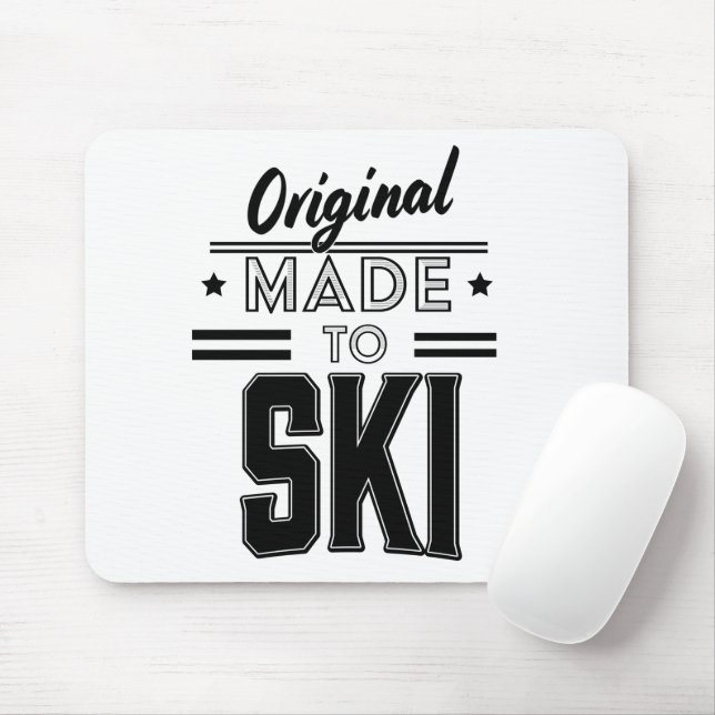Tapis De Souris Logo original Fabriqué à Ski (Avec souris)