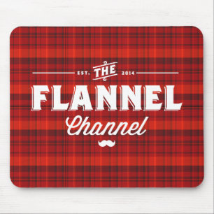 Tapis De Souris Logo "plaid de la Manche de flanelle de souris "