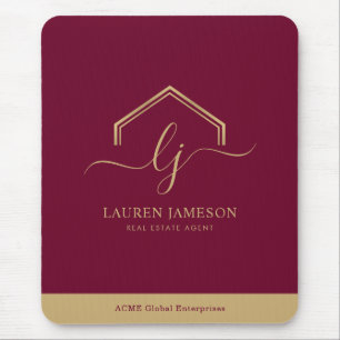 Tapis De Souris Logo Promotionnel immobilier moderne