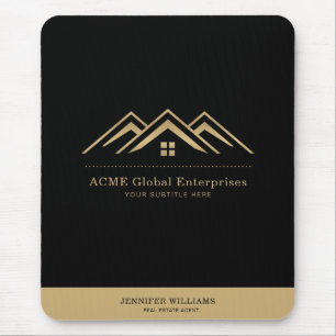 Tapis De Souris Logo Promotionnel immobilier moderne