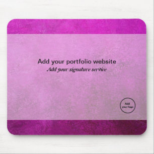Tapis De Souris Logo promotionnel violet nomades numériques freela