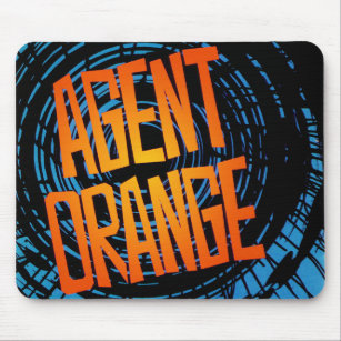 Tapis De Souris Logo punk Mousepad d'Agent Orange "SpinArt"