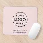 Tapis De Souris Logo rose | Entreprise Moderne Minimaliste<br><div class="desc">Un simple modèle d'entreprise rose vif sur mesure dans un style moderne et minimaliste qui peut être facilement mis à jour avec le logo de votre entreprise et le slogan ou l'info de votre entreprise. Si vous avez besoin d'aide pour personnaliser ce produit, veuillez me contacter en utilisant le bouton...</div>
