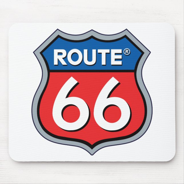 Tapis De Souris Logo Route 66 (Devant)