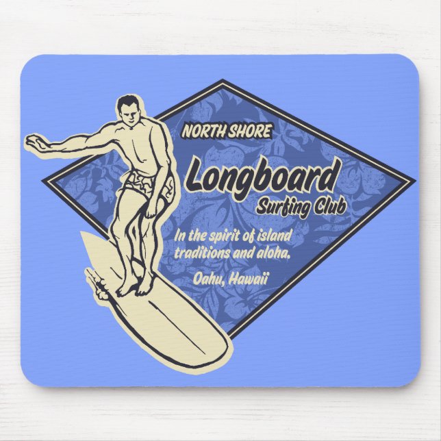 Tapis De Souris Logo surfant Mousepad de club (Devant)