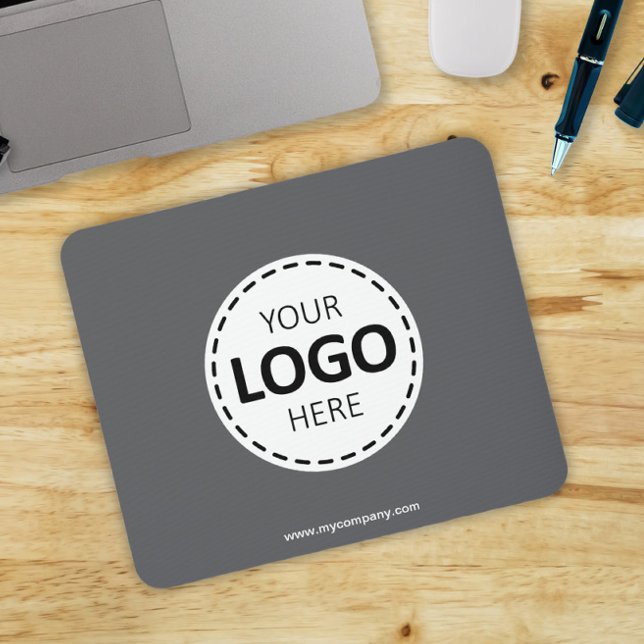 Tapis De Souris Logo Télécharger Moderne Simple Grey (Créateur téléchargé)